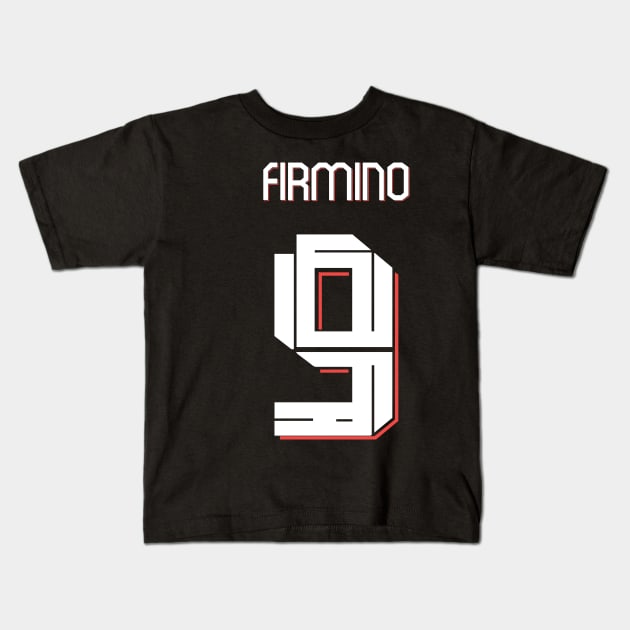 Bobby Firmino Liverpool Third Jersey 22/23 Kids T-Shirt by Alimator